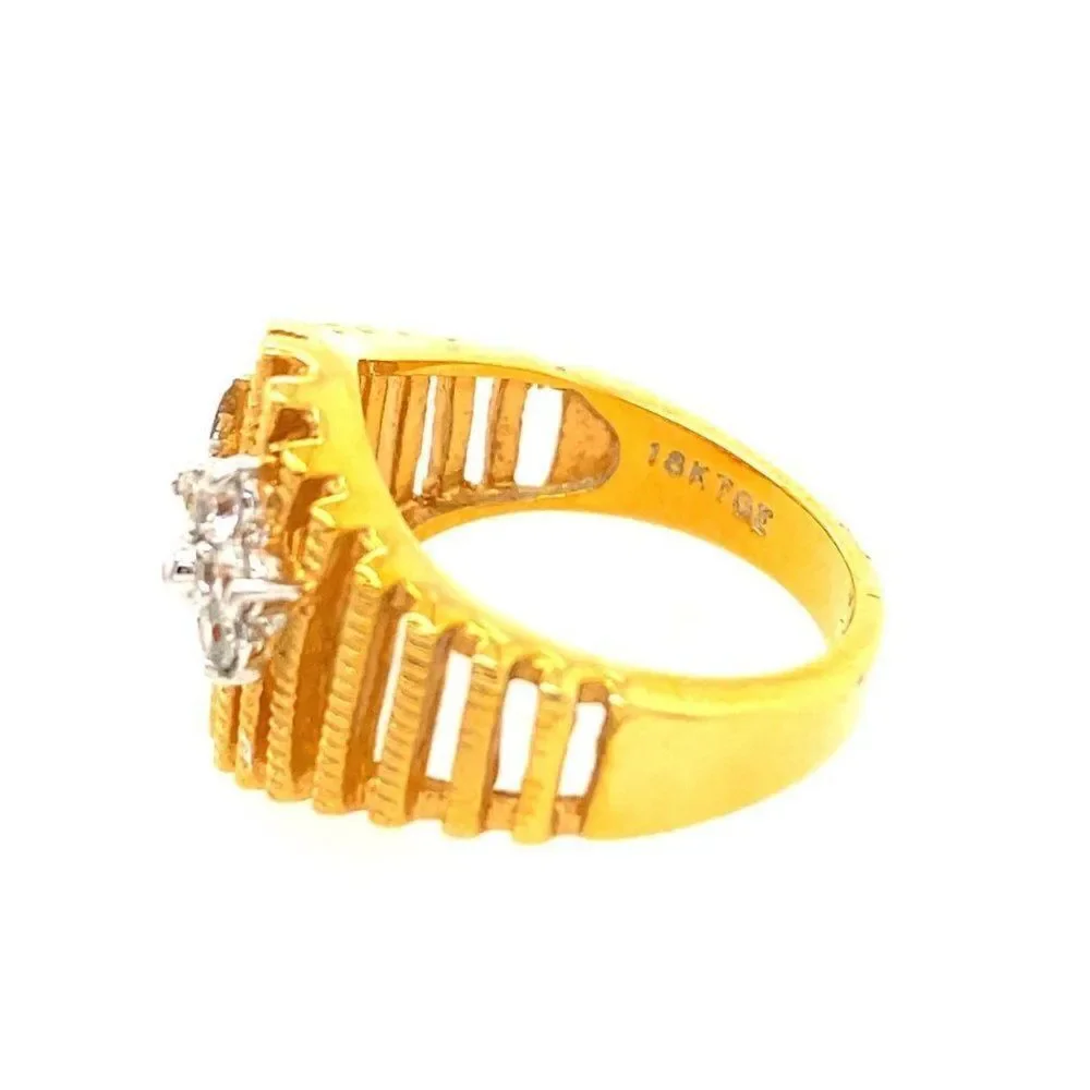 Flower CZ Ring‎